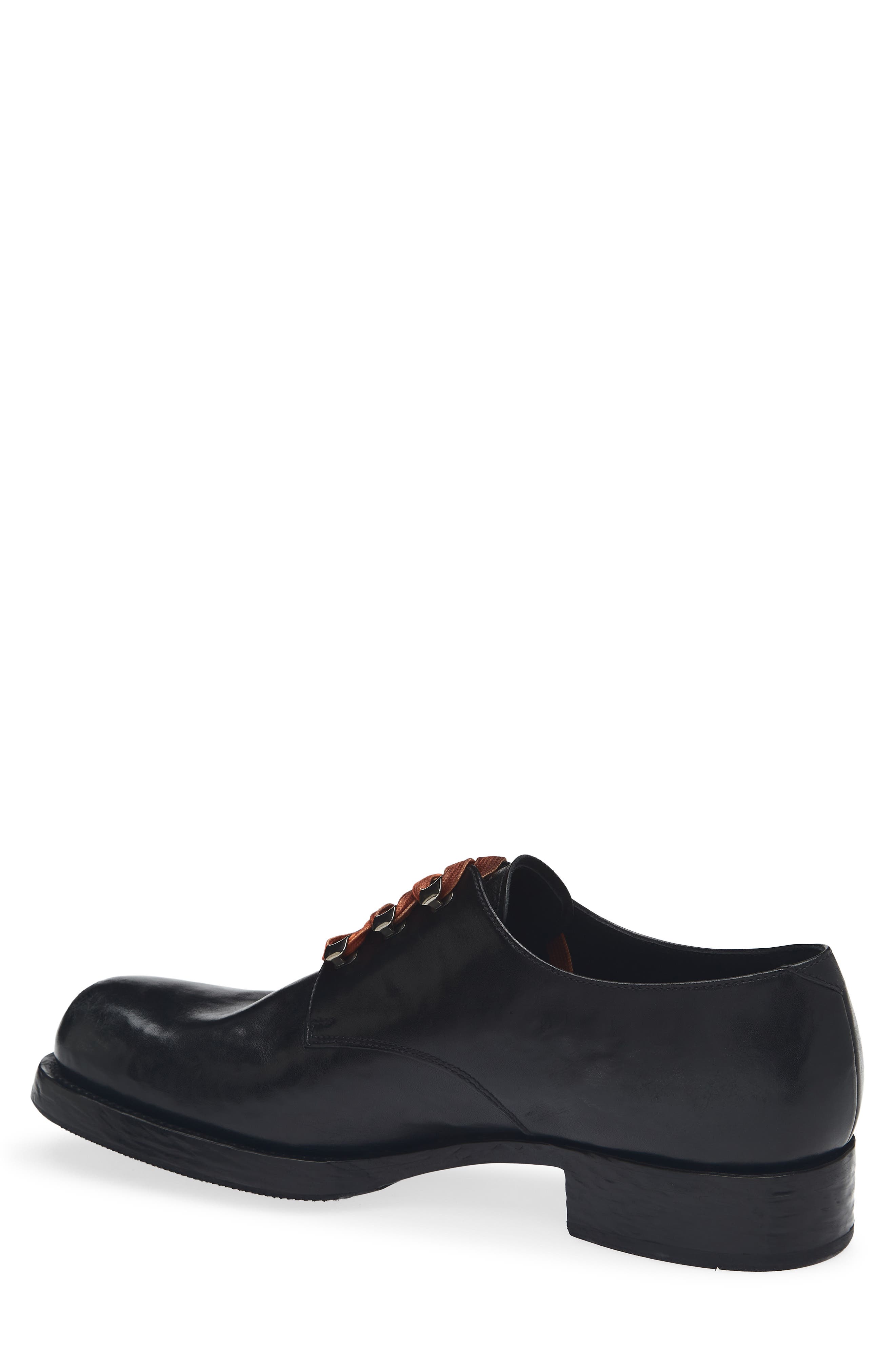 Vitello Hammer 2 Plain Toe Derby, Alternate, color, NERO