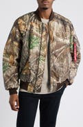 Alpha Industries x Realtree MA-1 Relaxed Camo Bomber Jacket