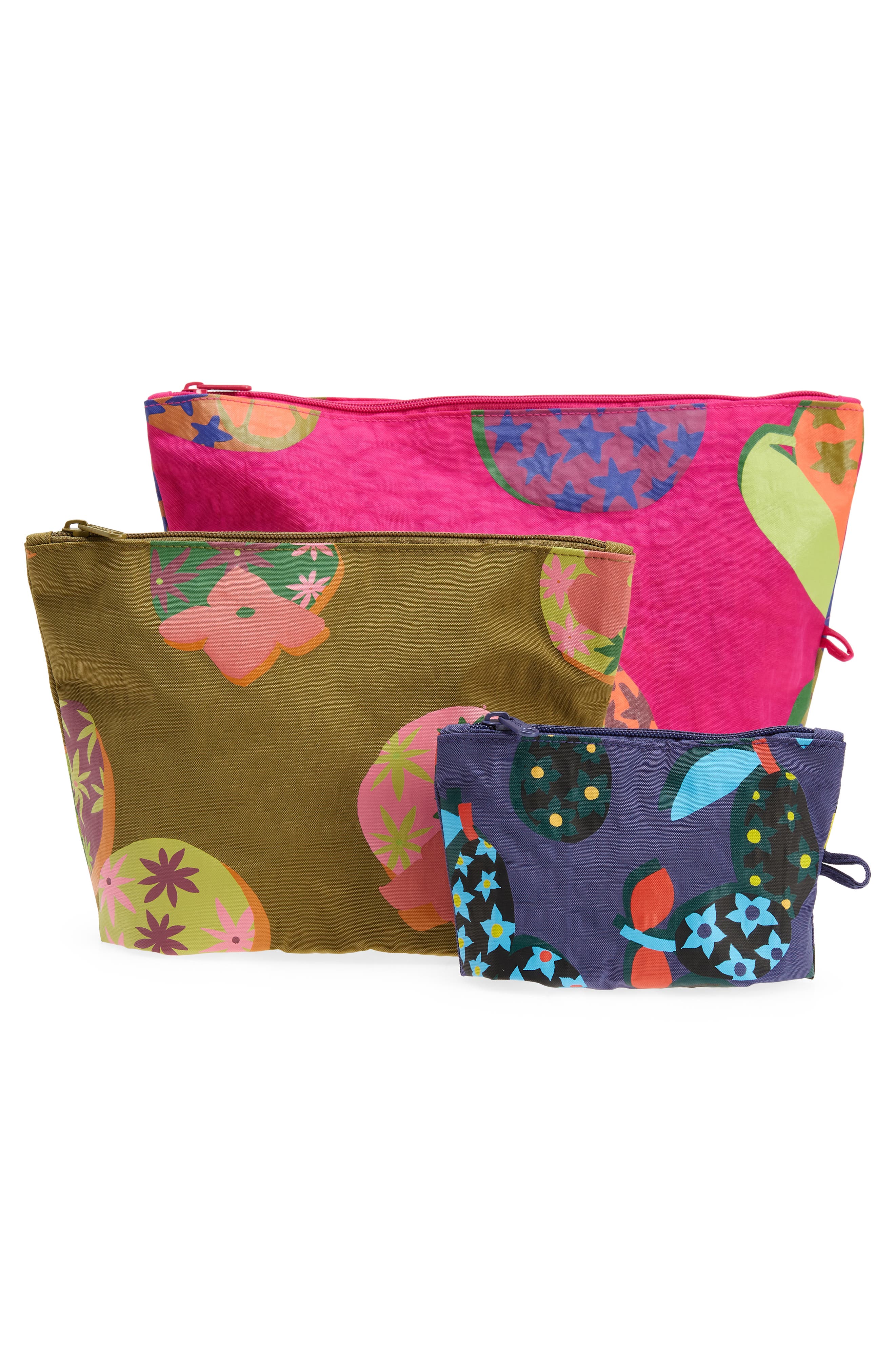 Baggu 3-Piece Go Pouch Set, Alternate, color, 