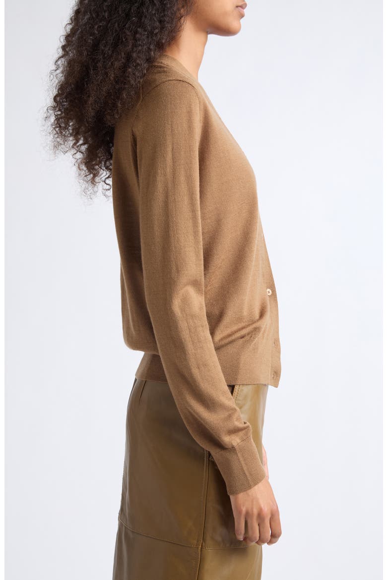 Simi Wool Cardigan, Alternate, color, CAMEL