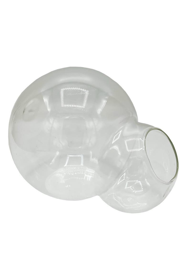 Double Sphere Glass Terrarium, Main, color, Clear