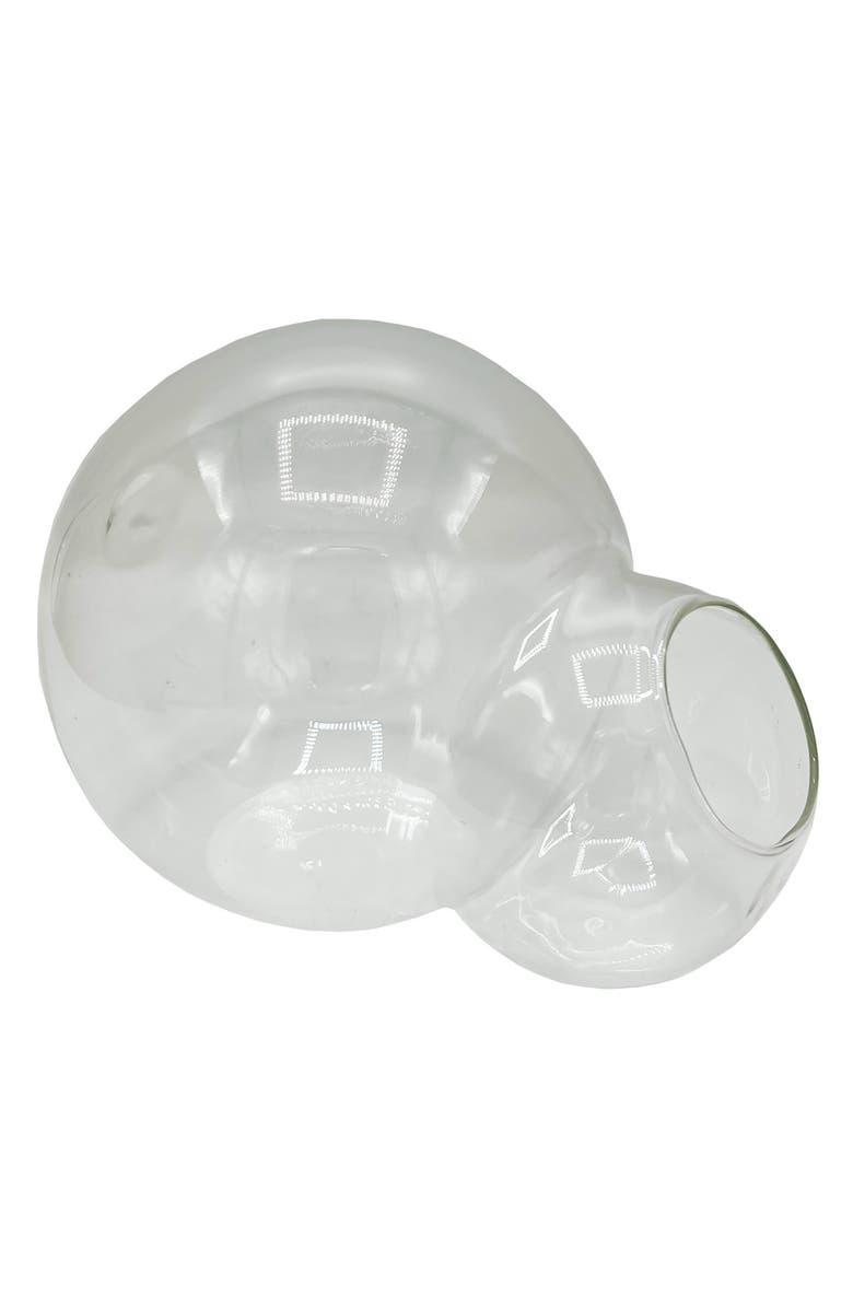 Unique Gardener Double Sphere Glass Terrarium, Main, color, Clear
