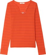 Zadig & Voltaire Tunisien Voltaire Stripe Top