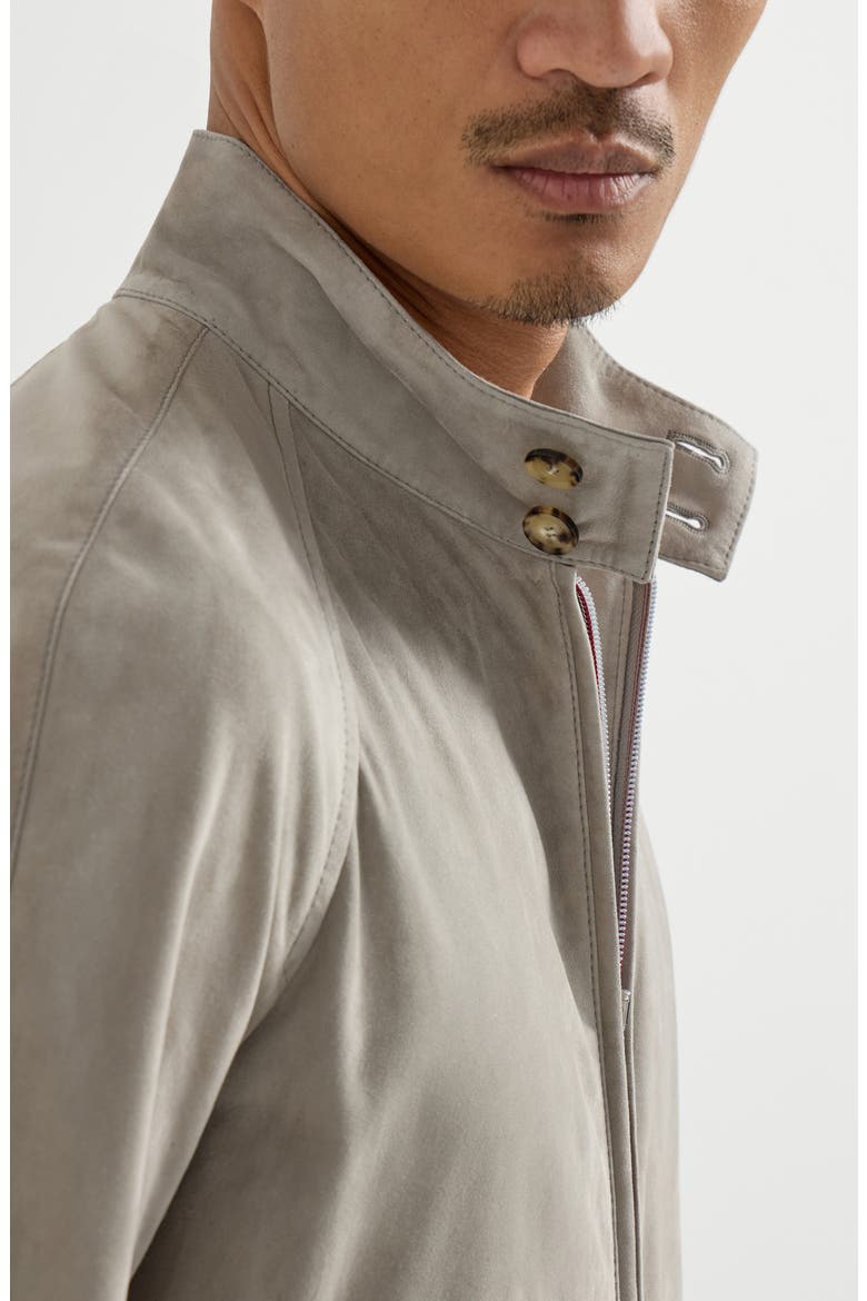 Suede jacket, Alternate, color, Khaki