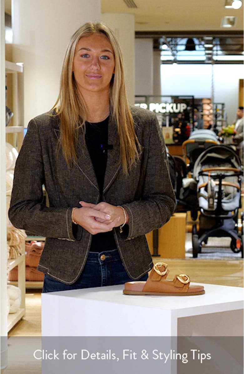 Olga Buckle Sporty Slide Sandal, sales video thumbnail