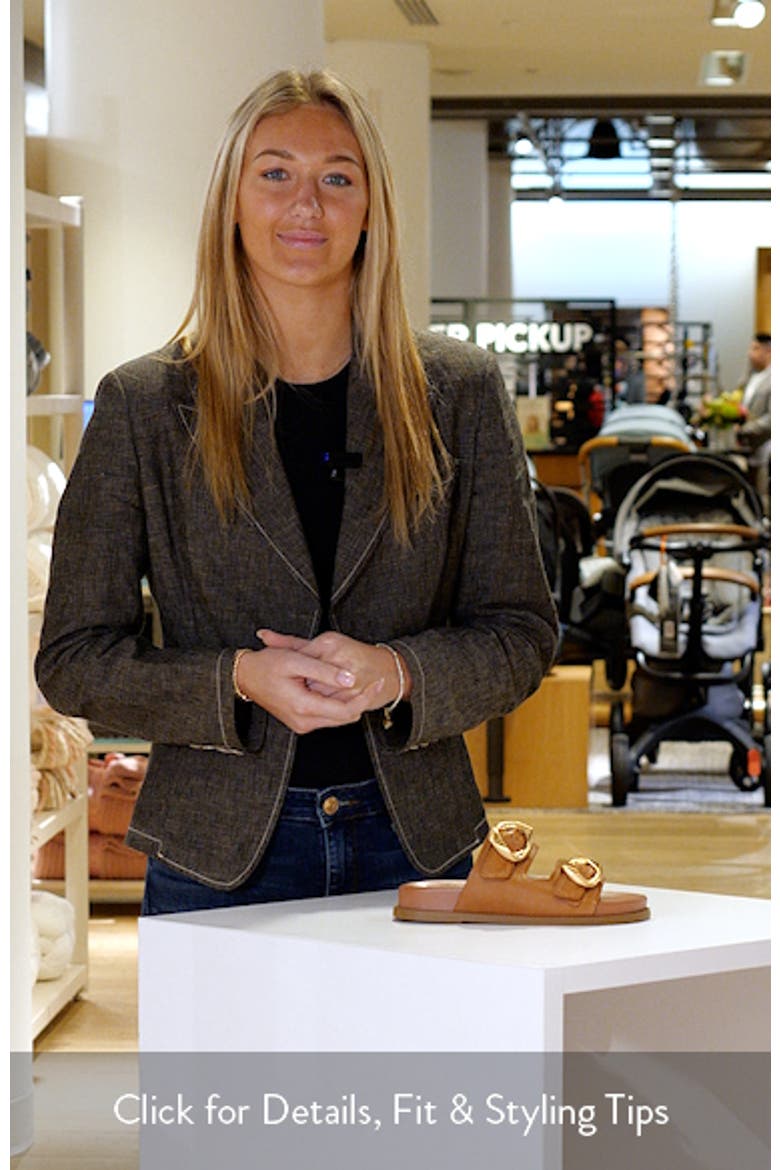 Olga Buckle Sporty Slide Sandal video