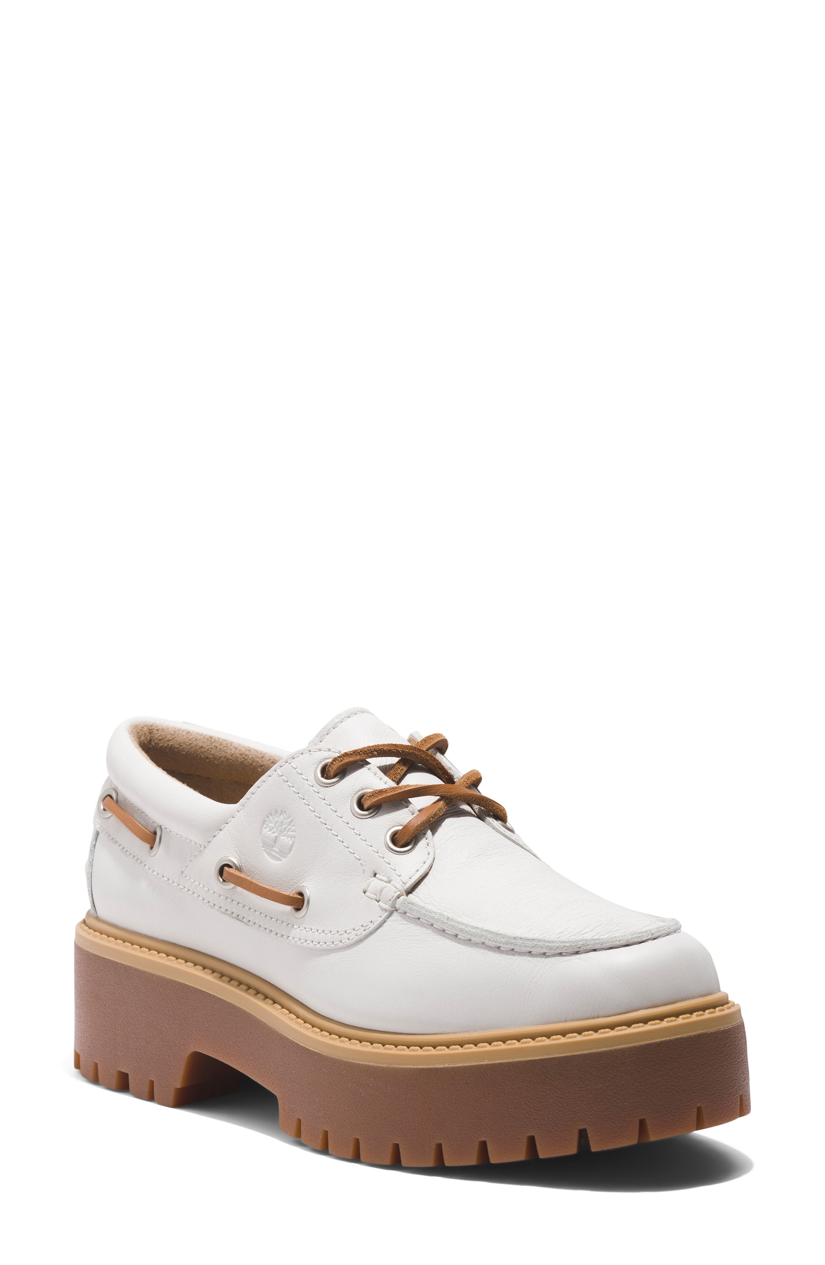 Timberland Stone Street Platform Boat Shoe, Main, color, 