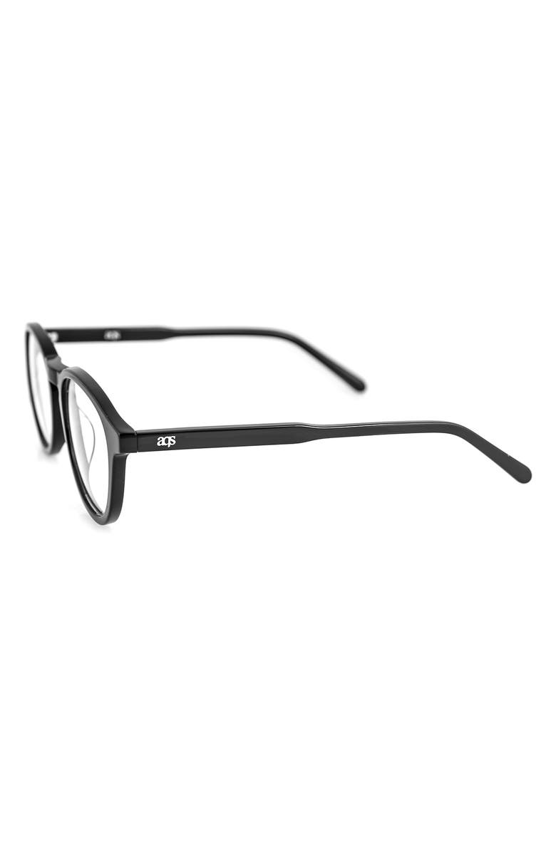 AQS Albie 50mm Round Optical Frames, Alternate, color, Black