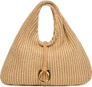 Dolce Vita Mini Raffia Hobo Bag