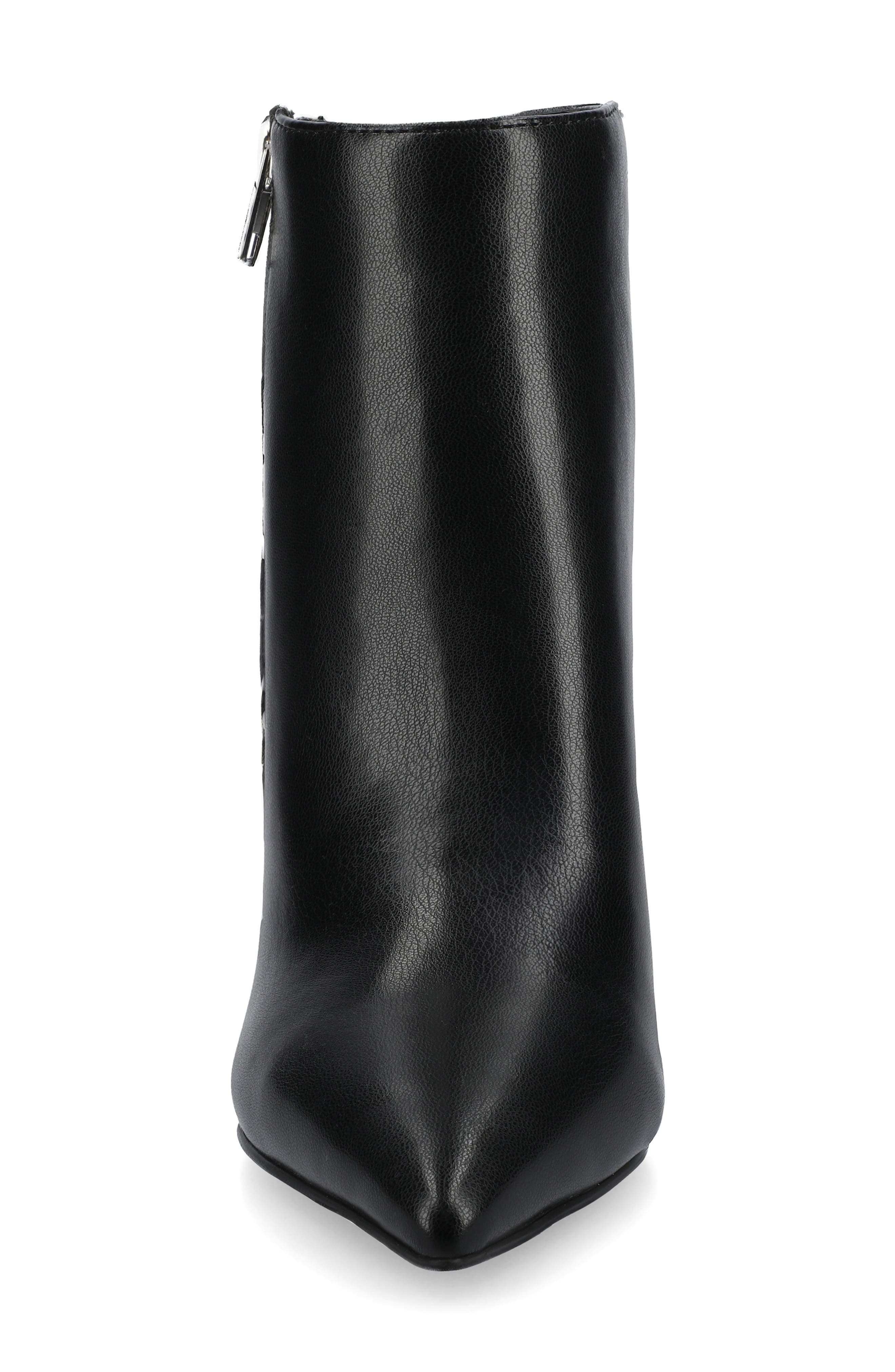 Journee Collection Leyna Zip Boot - Wide Width Available, Alternate, color, Black