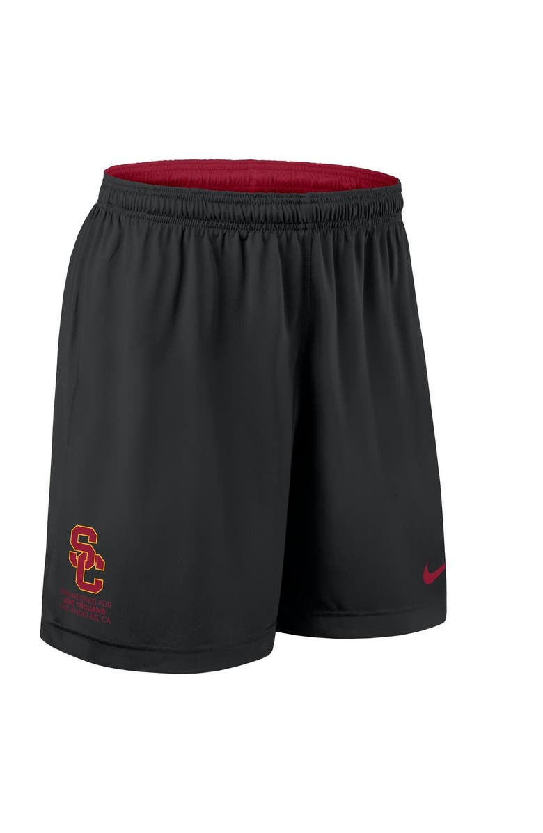 Nike Men's Nike Cardinal/Black USC Trojans 2025 Sideline Reversible Performance Shorts, Alternate, color, 