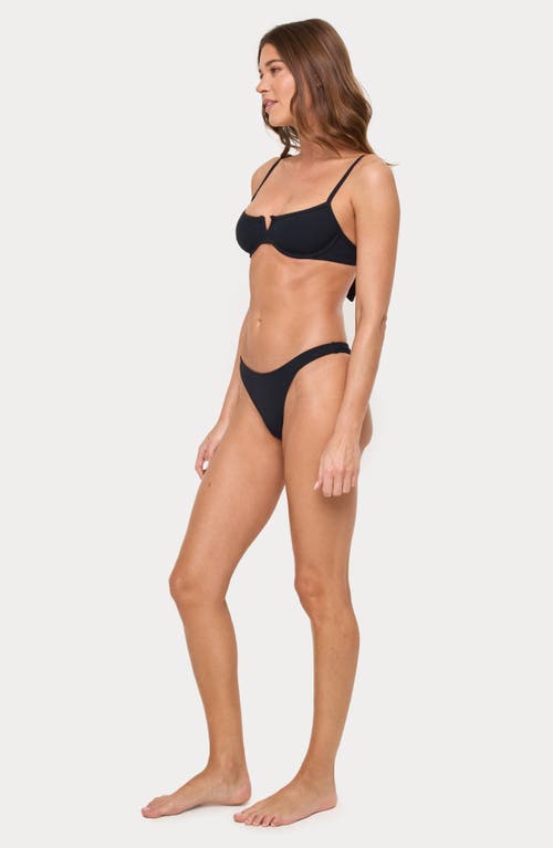 L*space Lspace Donnie Bitsy Bikini Bottoms In Black