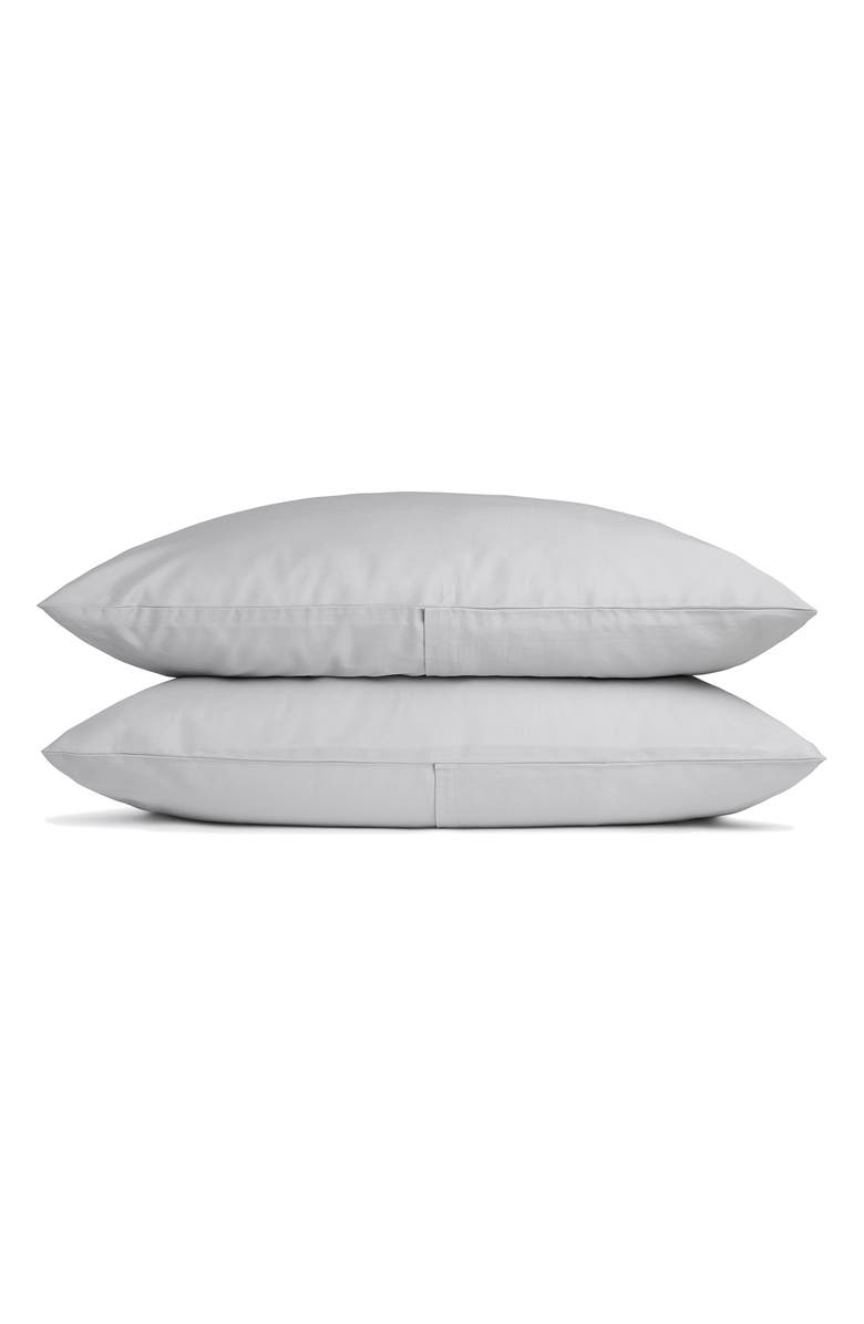 Parachute Set of 2 Sateen Pillowcases, Main, color, Light Grey