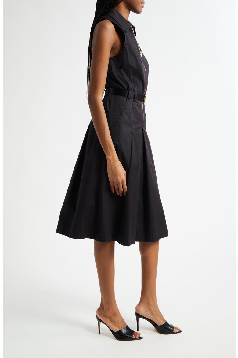 Kylo Belted Shirtdress, Alternate, color, BLACK