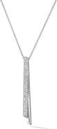 HEARTS ON FIRE INSIDE/OUT 18K Gold Diamond Flip Drop Pendant Necklace, 0.35ct.