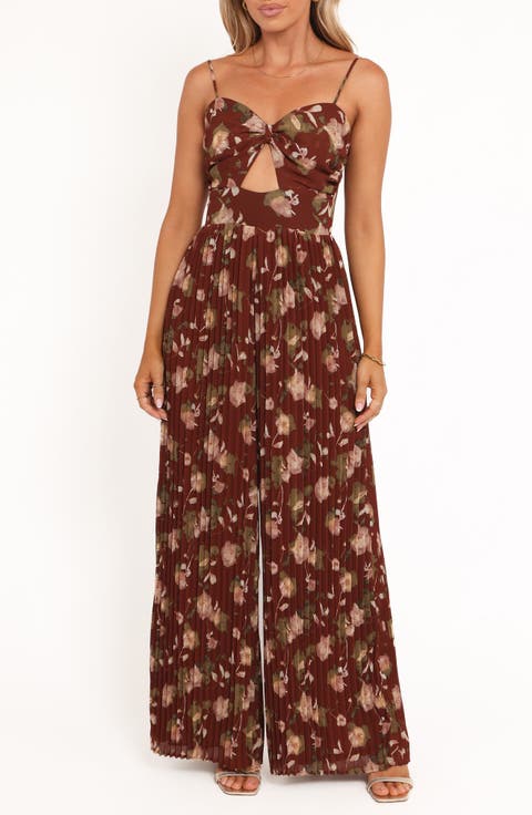 Floral Wide Leg Jumpsuit