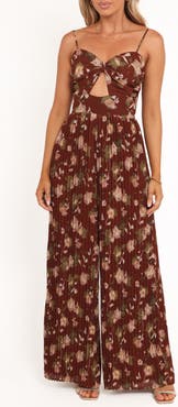 Petal & Pup Floral Wide Leg Jumpsuit