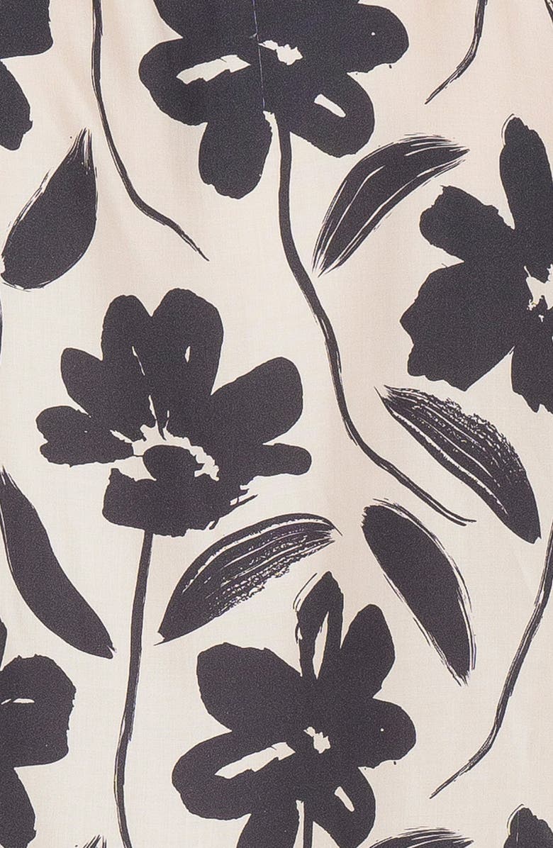 Original Paperbacks Rio Floral Rayon Camp Shirt, Alternate, color, Cloud Charcoal