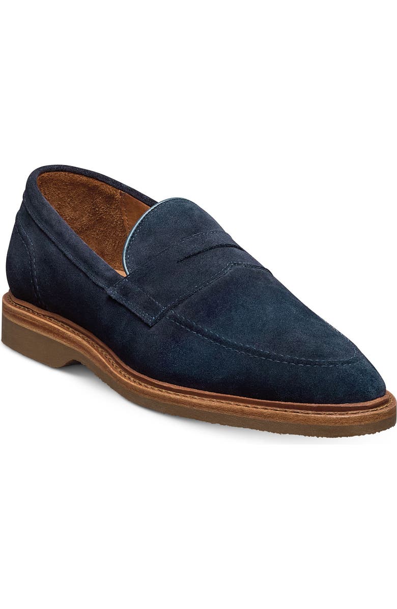 Allen Edmonds Randolph Verse Penny Loafer, Main, color, Navy