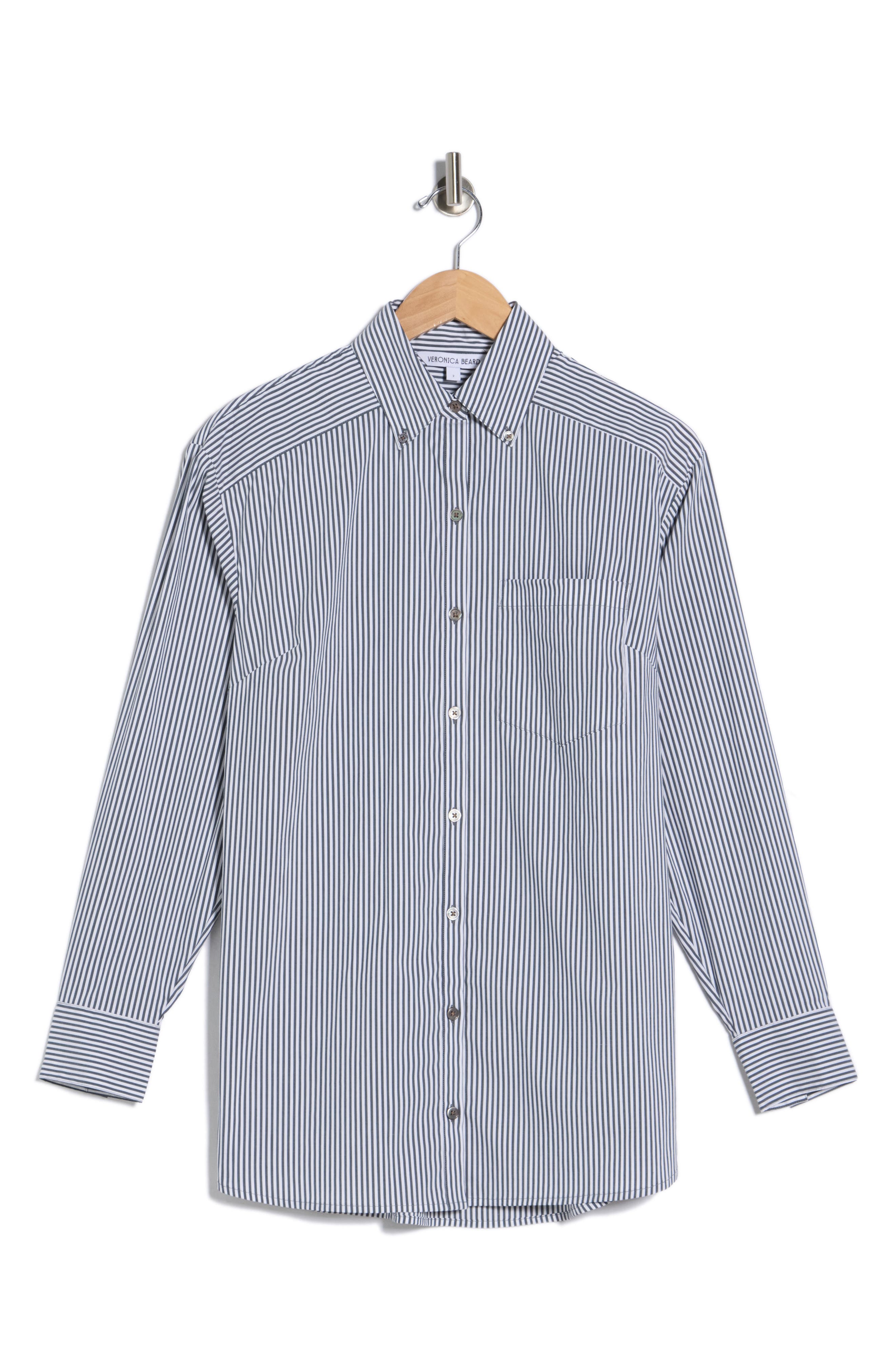 Veronica Beard Llyod Cotton Blend Shirt