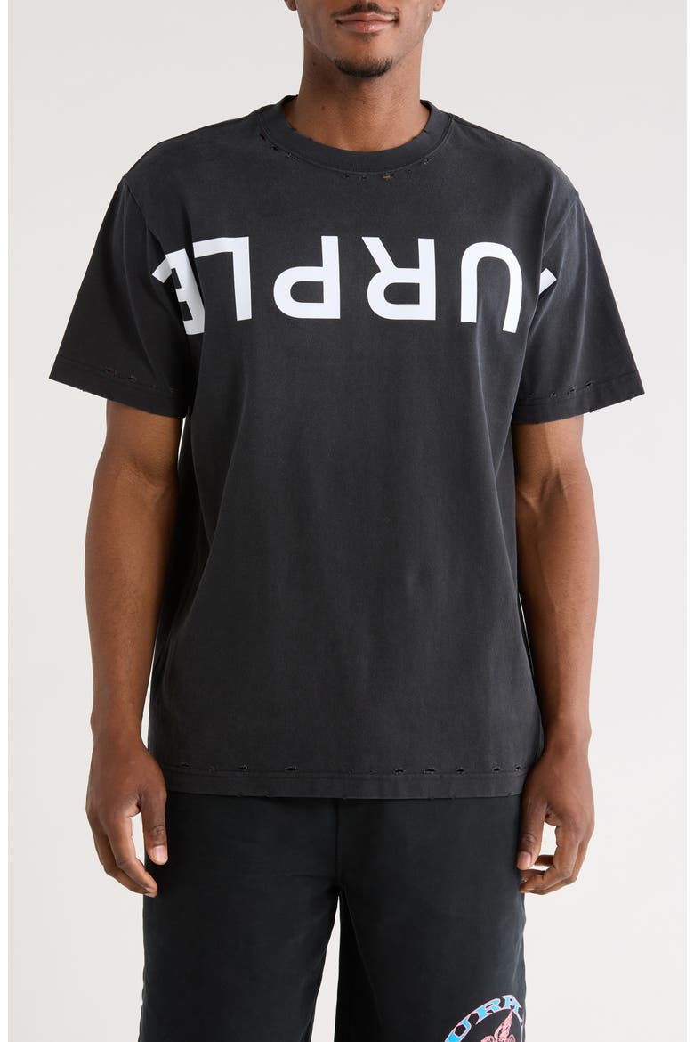 Heavyweight Cotton Jersey Graphic T-Shirt, Main, color, BLACK