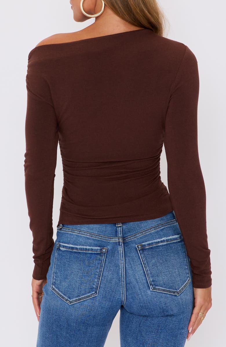 VICI Collection Belle Off the Shoulder Long Sleeve Jersey Top, Alternate, color, 