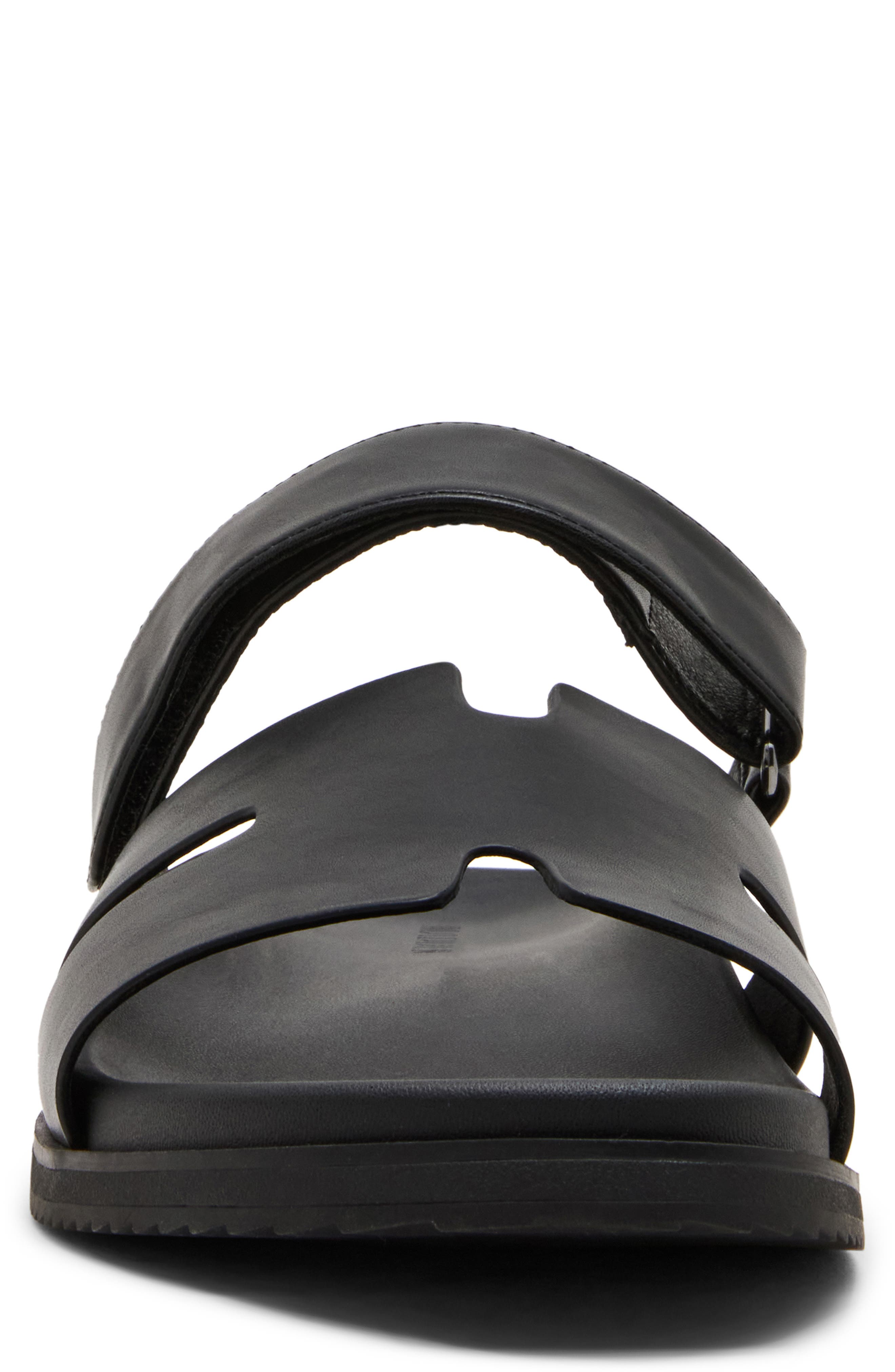 Steve Madden Mnuiero Sandal, Alternate, color, Black Leather