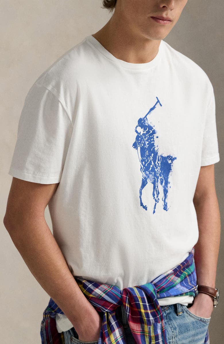 Polo Ralph Lauren Classic Fit Big Pony Logo Graphic T-Shirt, Alternate, color, 