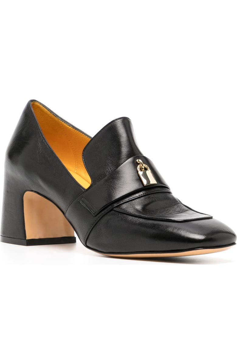 Madison Maison Heel Lock Loafer, Alternate, color, Black