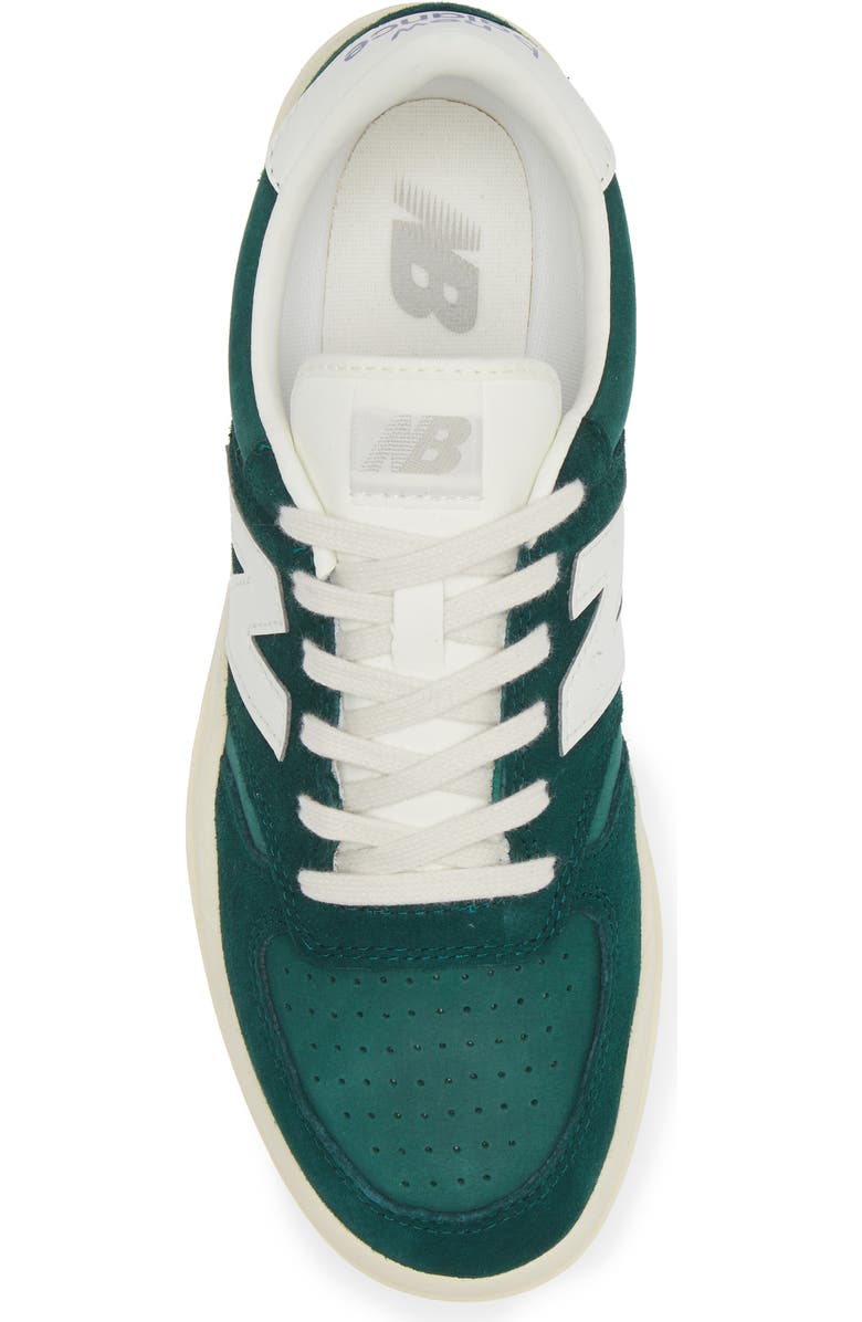 New Balance Gender Inclusive T500 Tennis Sneaker, Alternate, color, Marsh Green/ Angora