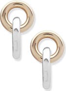 Lauren Ralph Lauren Two-Tone Link Drop Earrings