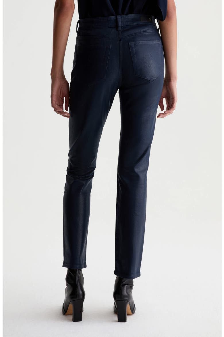 Mari Slim Ankle Straight Leg Jeans, Alternate, color, LTT LT DEEP TRENCHES