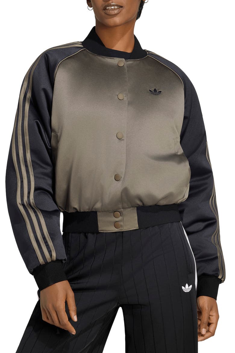 SST Bomber Jacket, Main, color, BRANCH/ BLACK/ GOLD