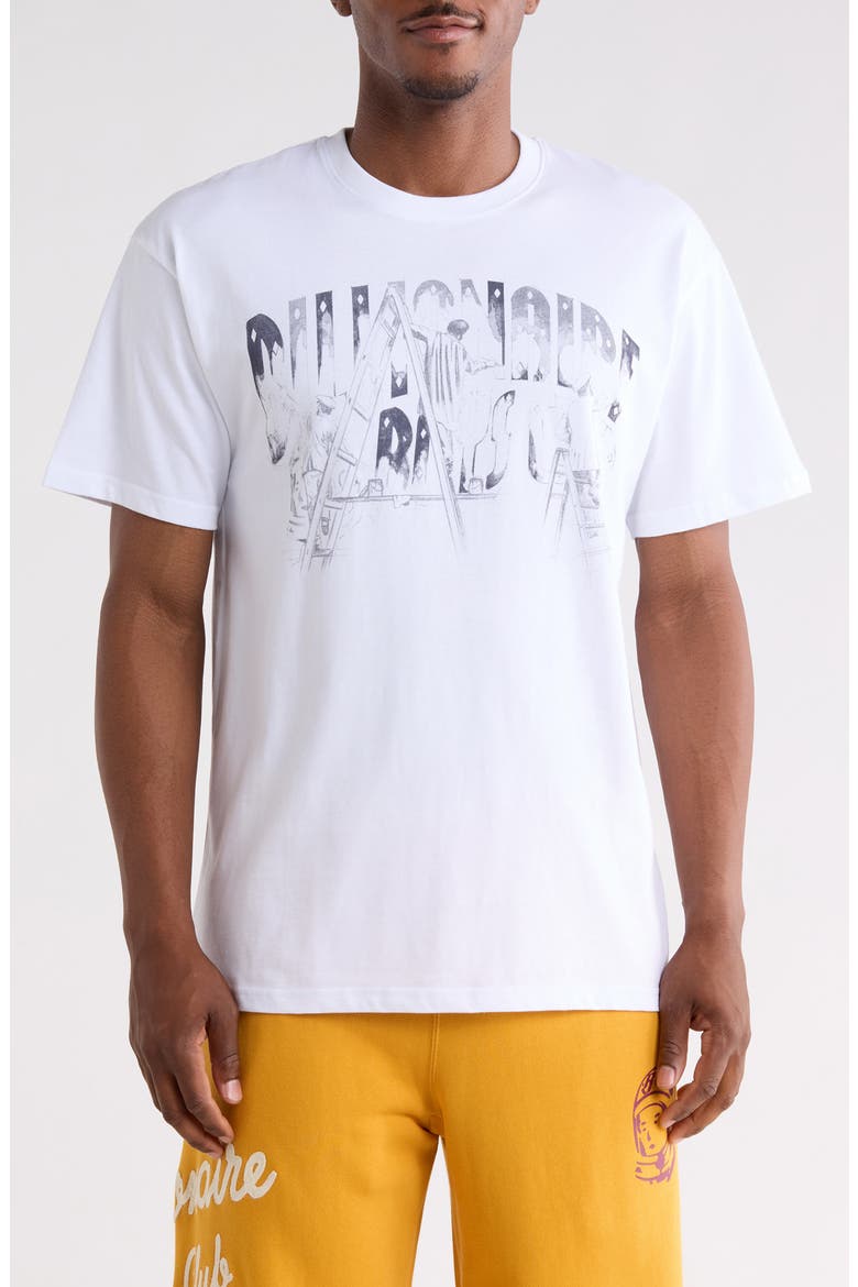 Curve Graphic T-Shirt, Main, color, WHITE