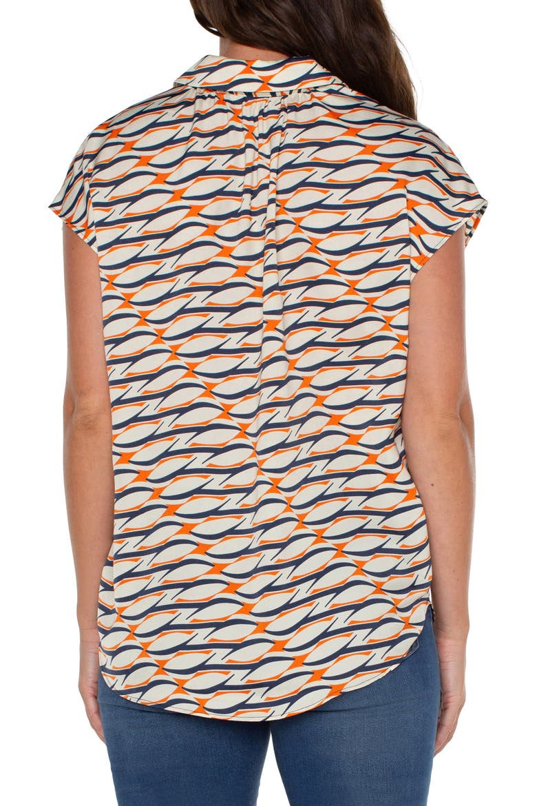 Dolman Sleeve Top, Alternate, color, LAVA GEO