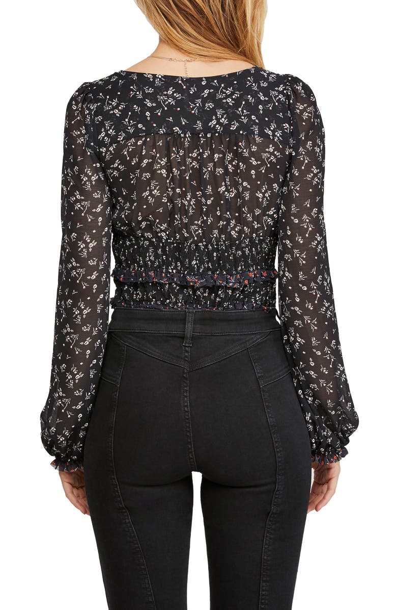 Free People Lolita Floral Print Top, Alternate, color,