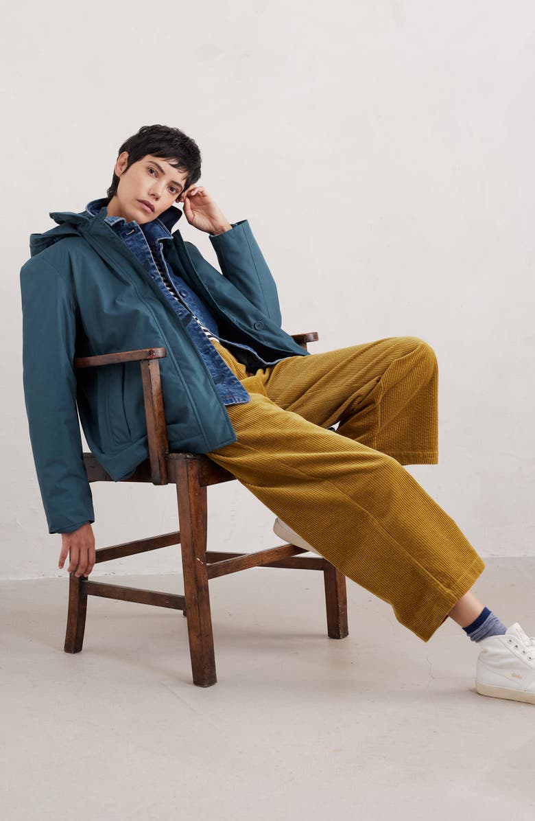 Seasalt Cornwall Forecastle Waterproof Hooded Jacket, Alternate, color, 