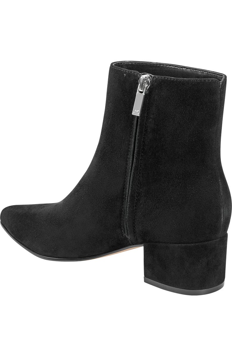 Marc Fisher LTD Leonna Pointed Toe Bootie, Alternate, color, Black Suede