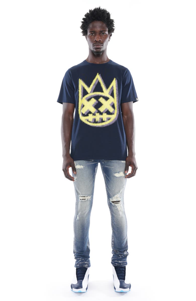 Cult of Individuality Punk Distressed Super Skinny Jeans, Alternate, color,