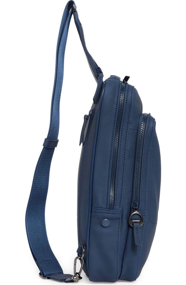 Longchamp Small Parisis Leather Sling Bag, Alternate, color, Baltik