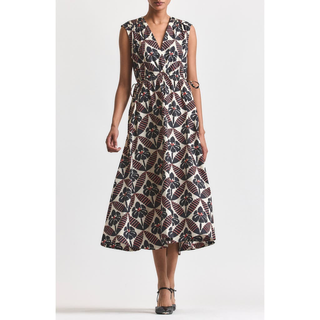 Derek Lam 10 Crosby Nara Crochet Stripe Shirting C In Multi