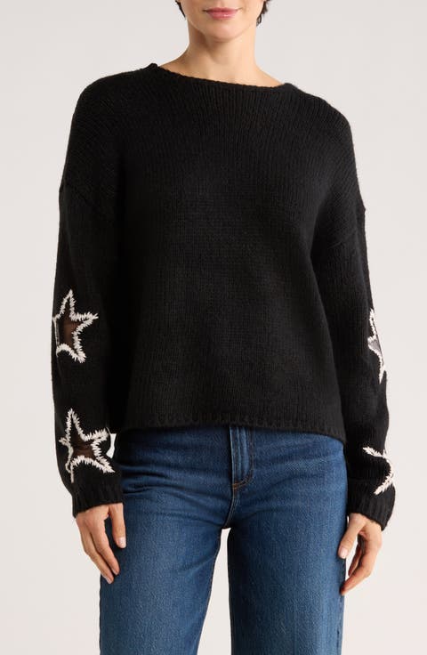 Cozy Star Sleeve Sweater
