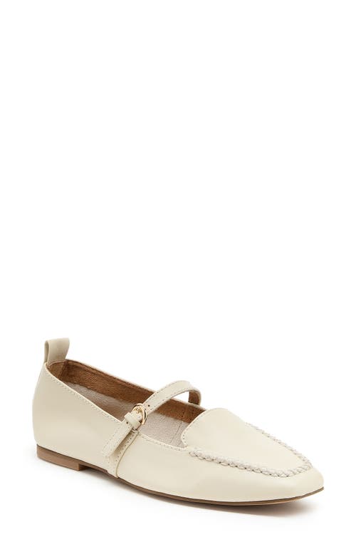Kelsi Dagger Brooklyn Ferry Mary Jane Loafers In Sand