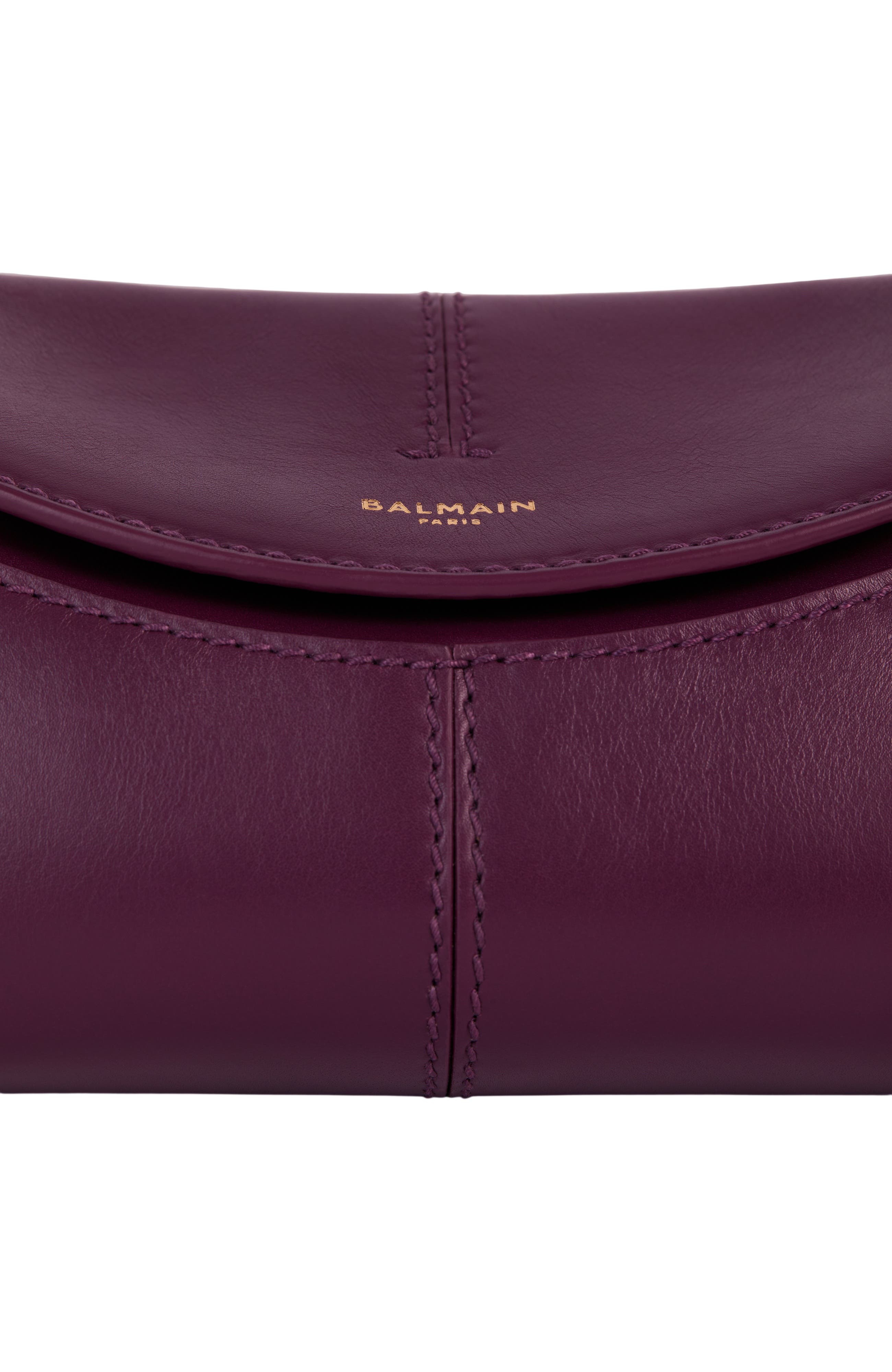 64-83 Small Bag in Smooth Leather, Alternate, color, purple