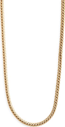 Waterproof Wheat Chain Necklace