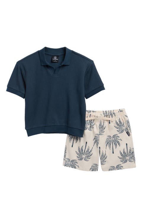 Kids' Knit Polo & Shorts Set (Toddler)