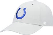'47 Men's '47 Gray Indianapolis Colts Secondary Clean Up Adjustable Hat