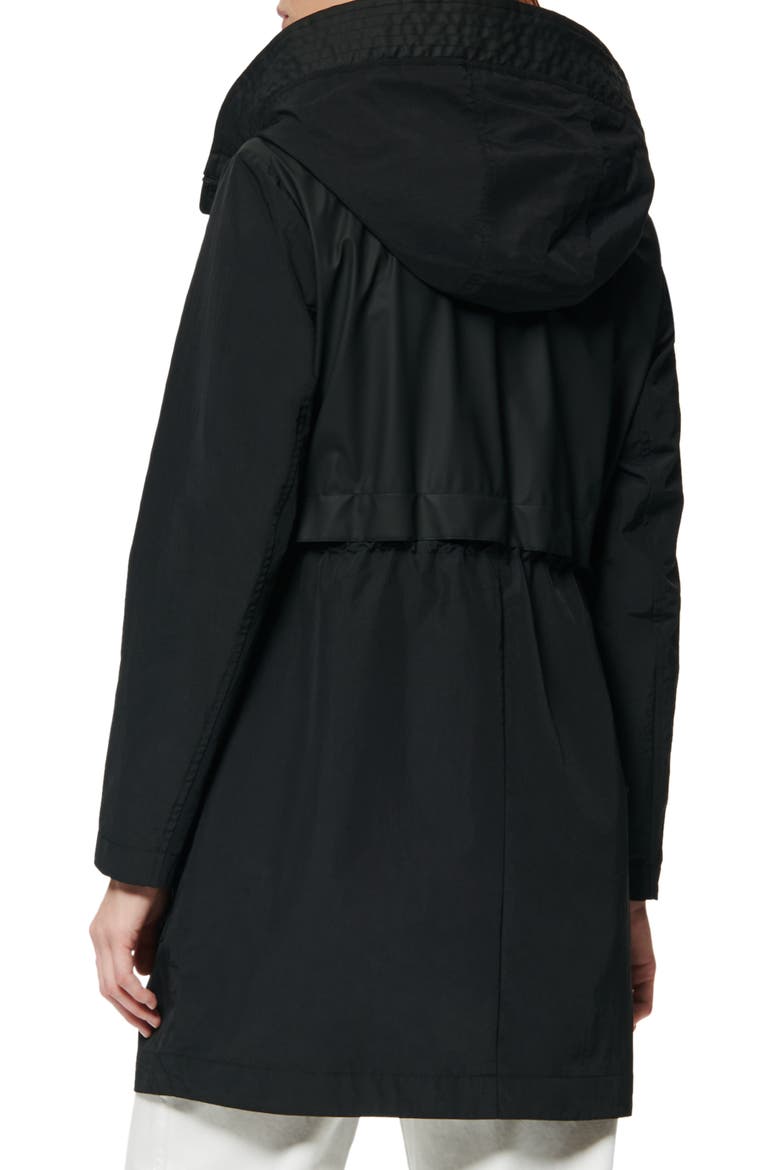 Shippan Water Resistant Raincoat, Alternate, color, BLACK