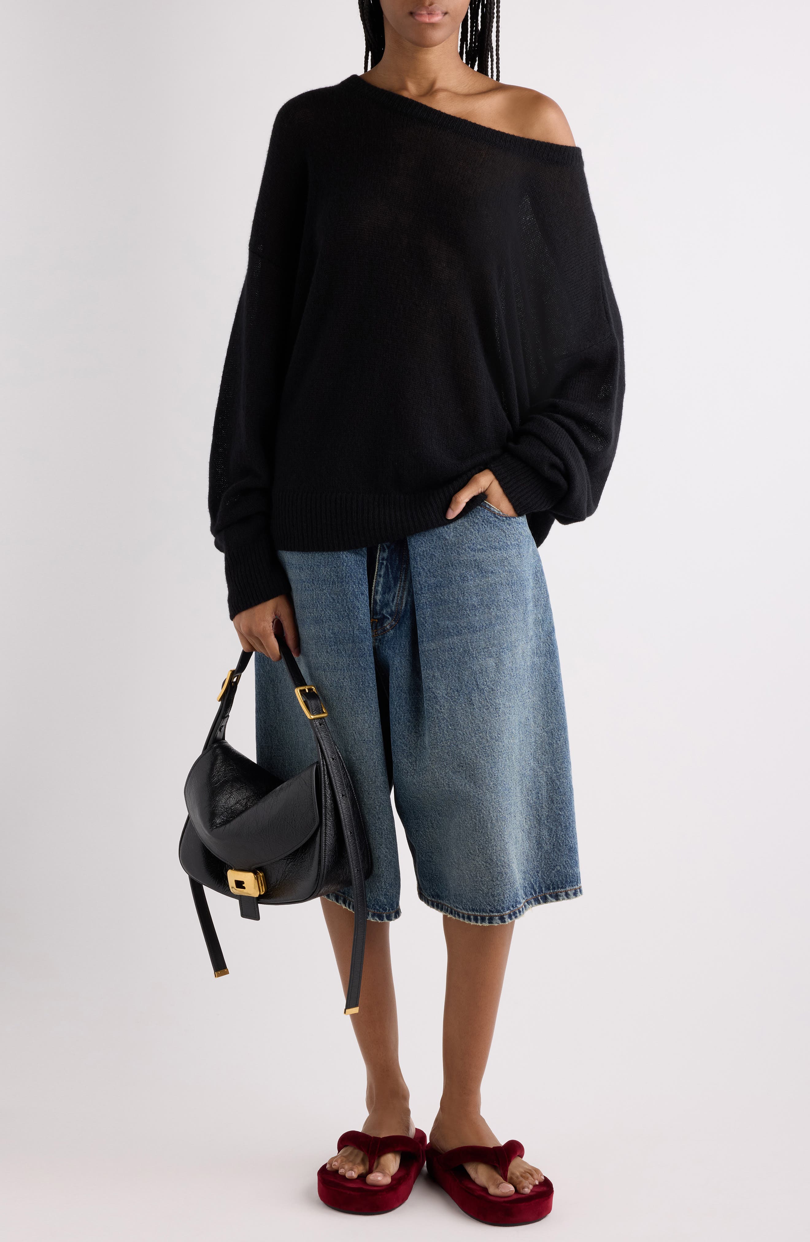 Relaxed Cashmere Sweater - image 2