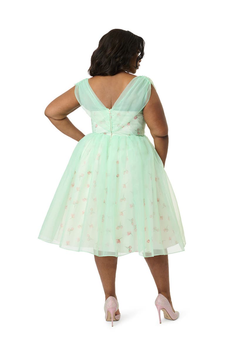 Unique Vintage Plus Size 1960s Modern Art Swing Dress, Alternate, color,